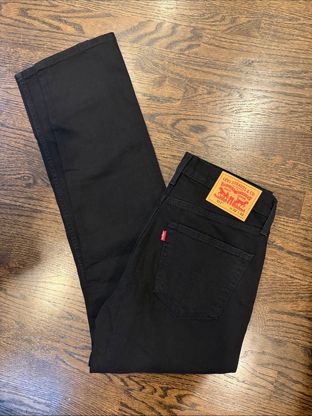 Levi's Black Men's Skinny Jeans with Classic denim jeans 511 32x32